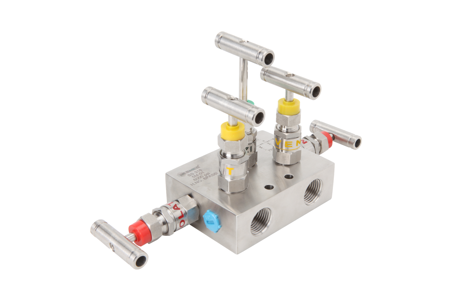 5 WAY MANIFOLD VALVE (REMOTE MOUNTING/”FLAT” TYPE” WITH DRAIN PLUG) Wesmec Engineering